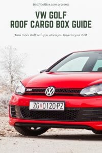VW Golf Roof Cargo Box