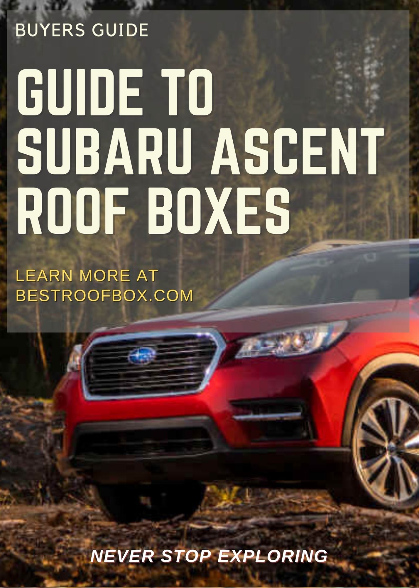 Subaru Ascent Roof Box Buyer's Guide 2023 Best Roof Box