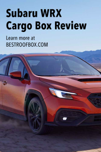 Subaru WRX Cargo Box Review tmb
